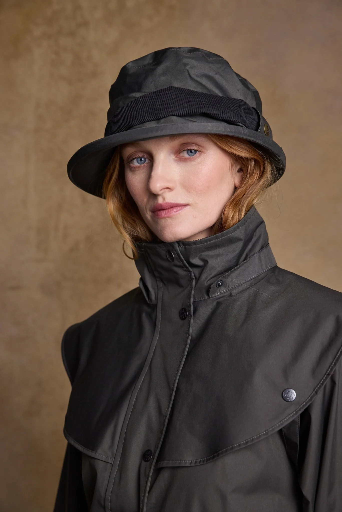 Malvern Waterproof Hat - Olive - Image 4