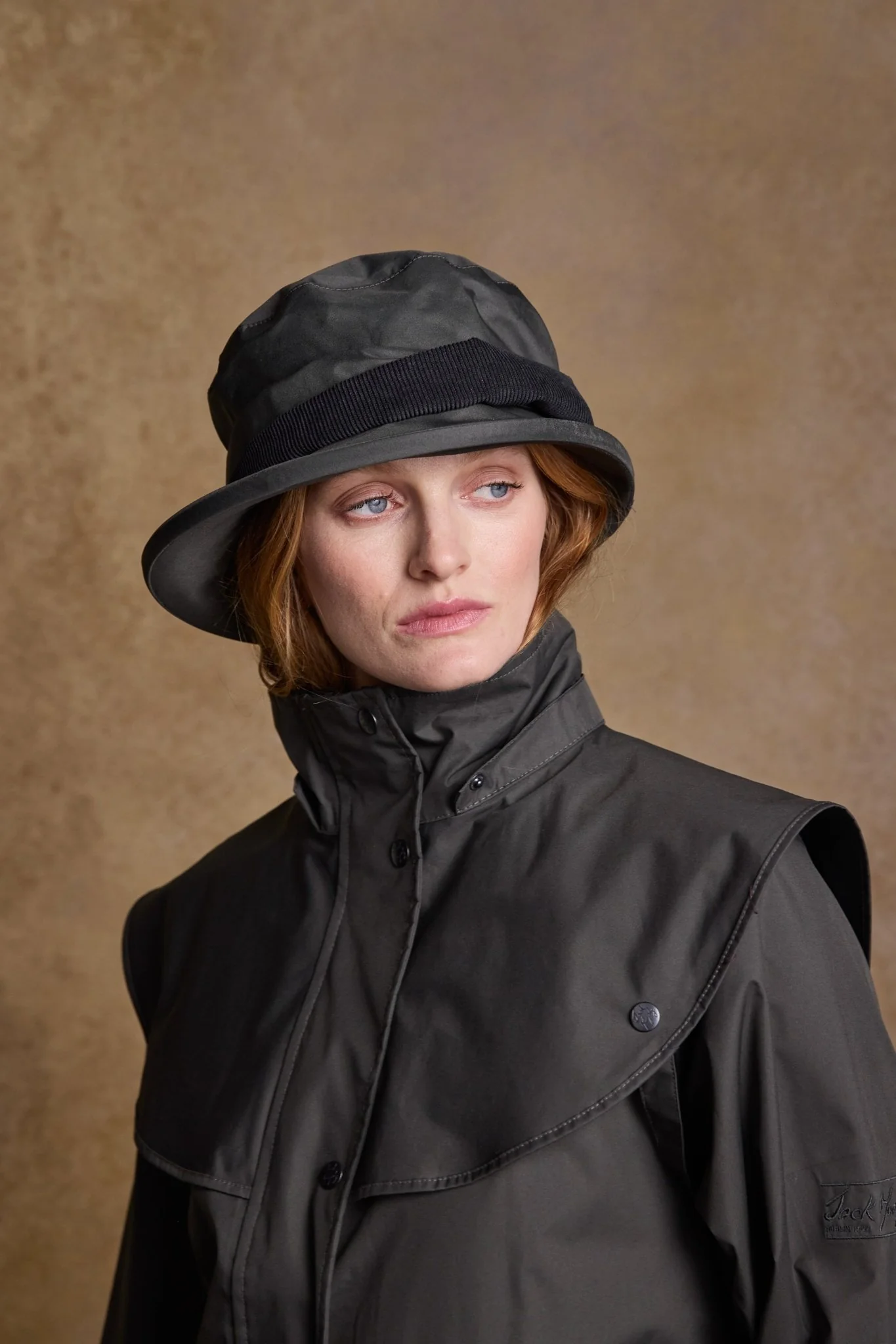 Malvern Waterproof Hat - Olive - Image 5