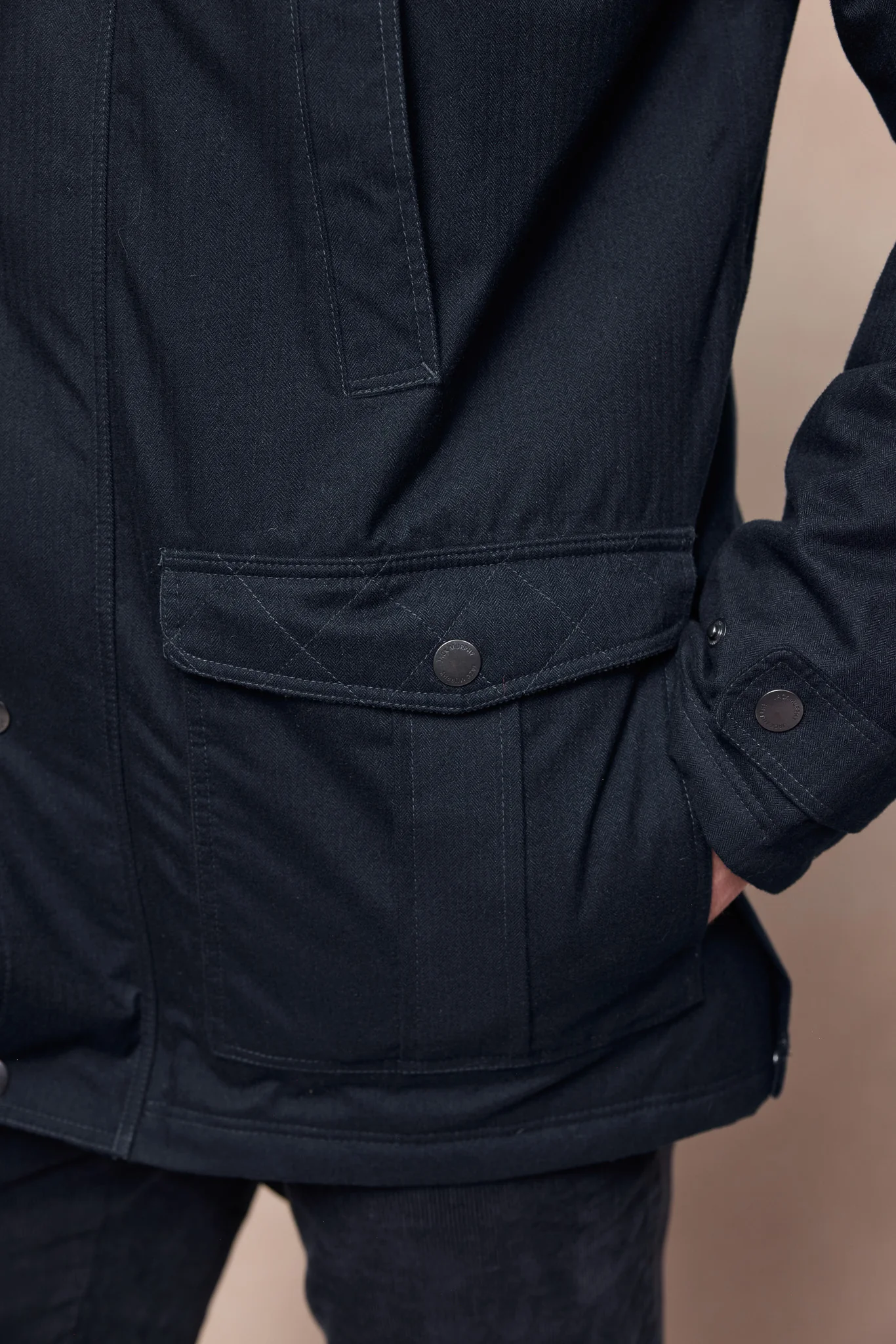 Michael Waterproof Jacket - Navy - Image 3