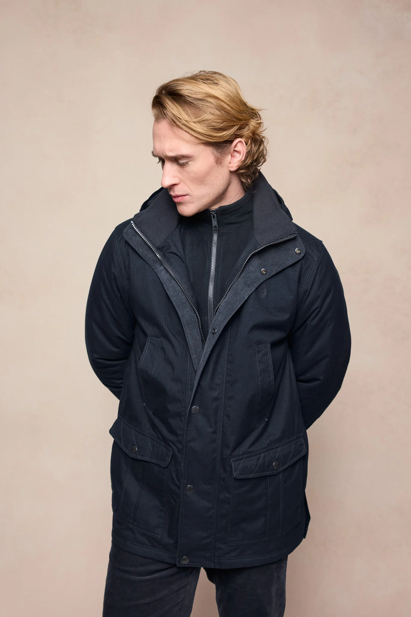 Michael Waterproof Jacket - Navy - Image 6