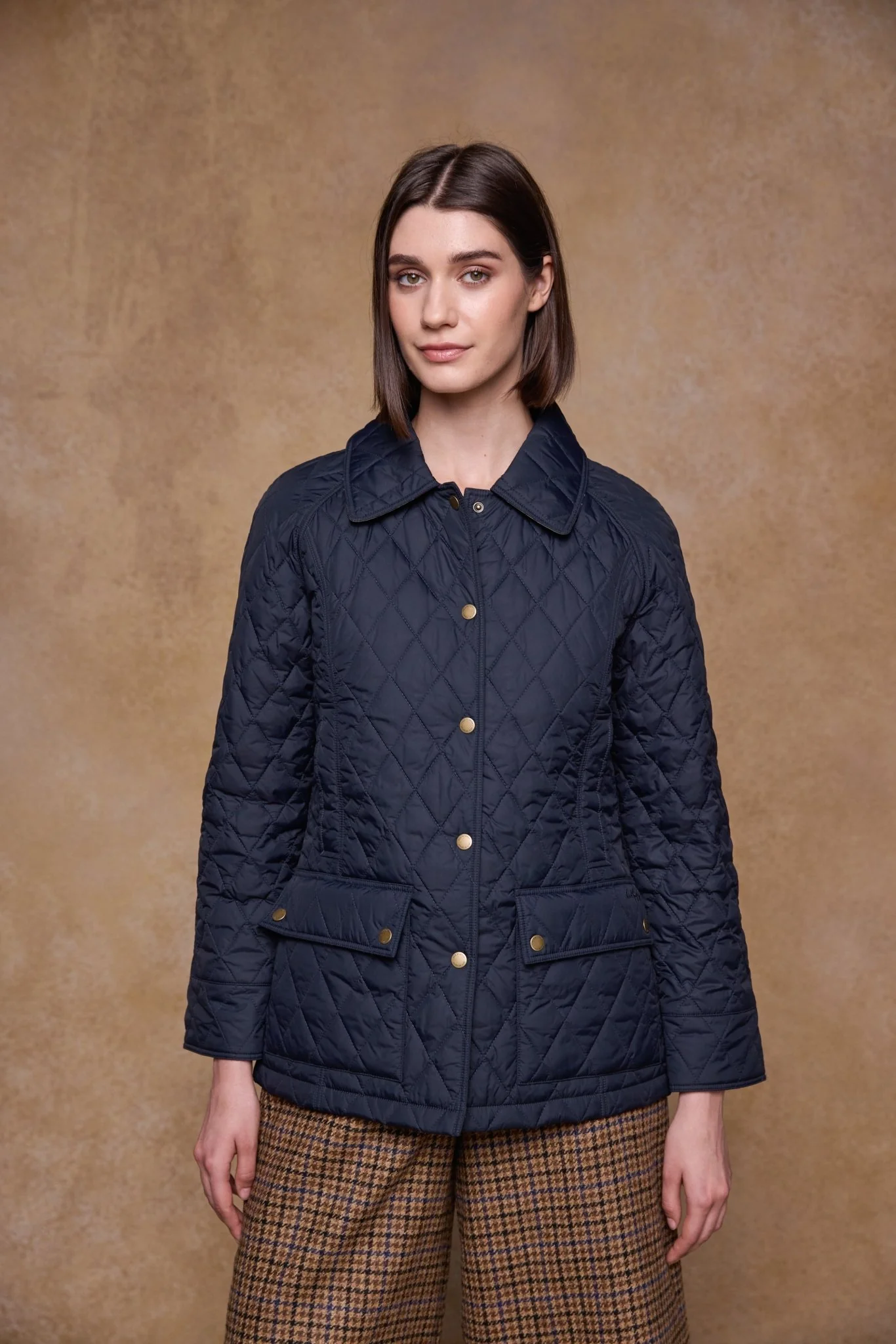 Molly Quilted Jacket - Navy - Image 3