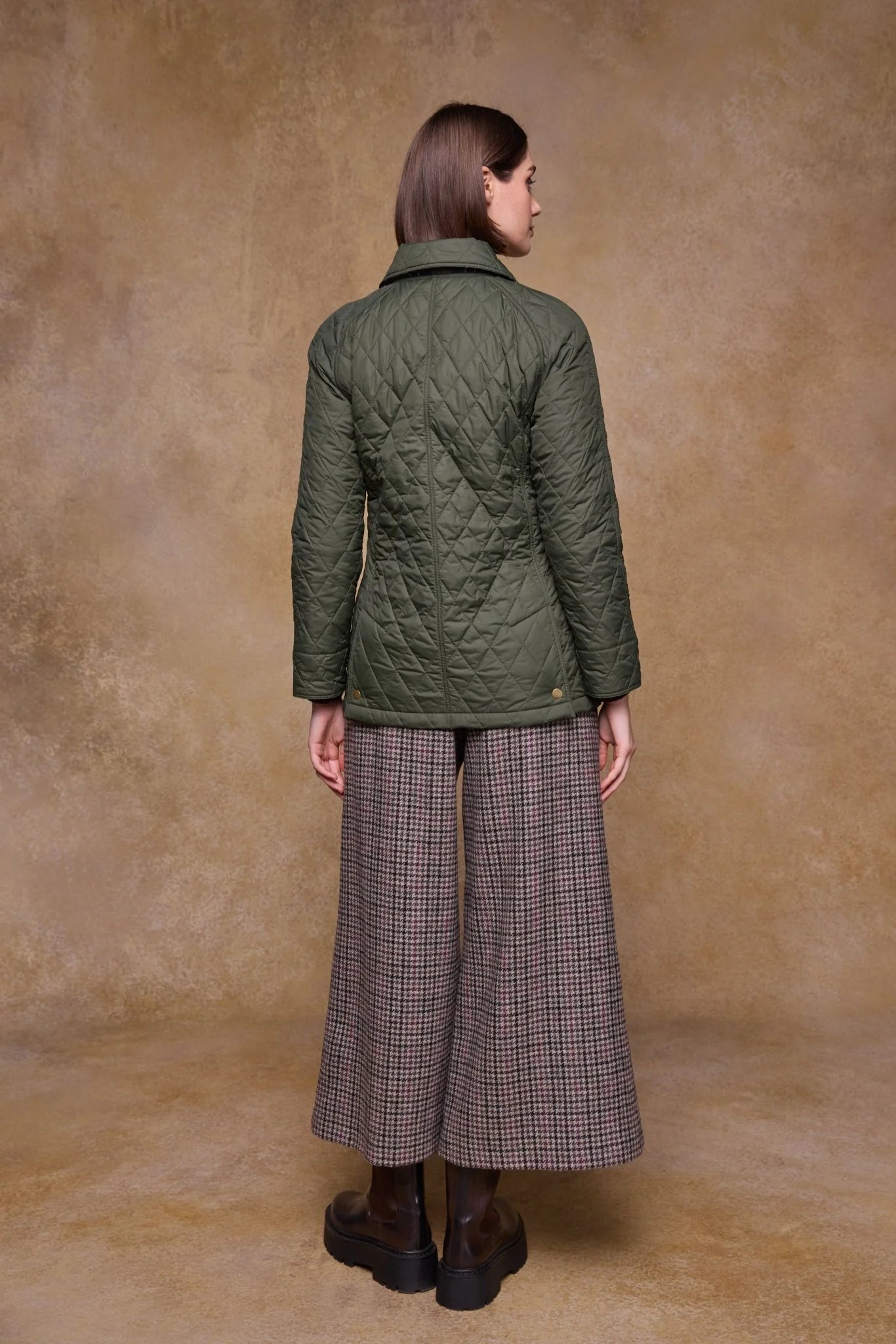Molly Quilted Jacket - Olive - Image 11