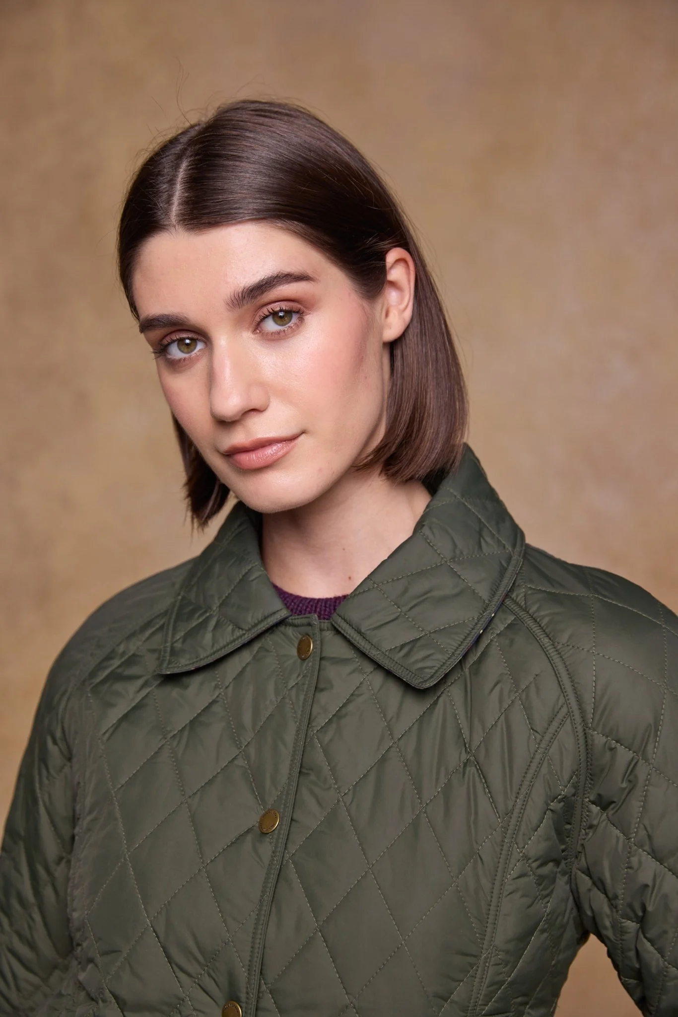 Molly Quilted Jacket - Olive - Image 8