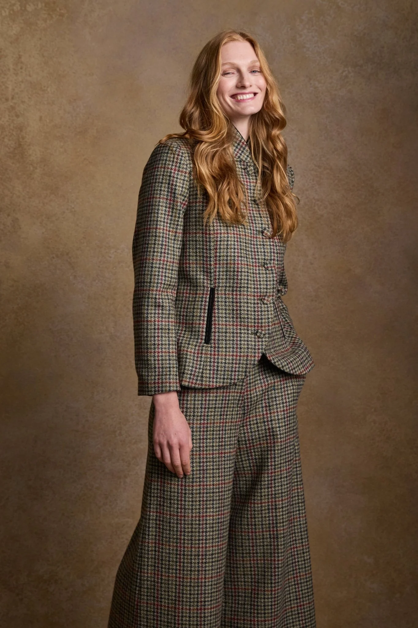 Nicole Tweed Jacket - Hacking Check - Image 7
