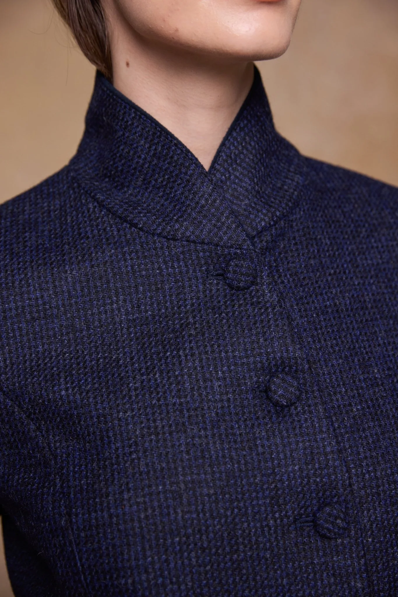 Nicole Tweed Jacket - Imperial Blue - Image 7