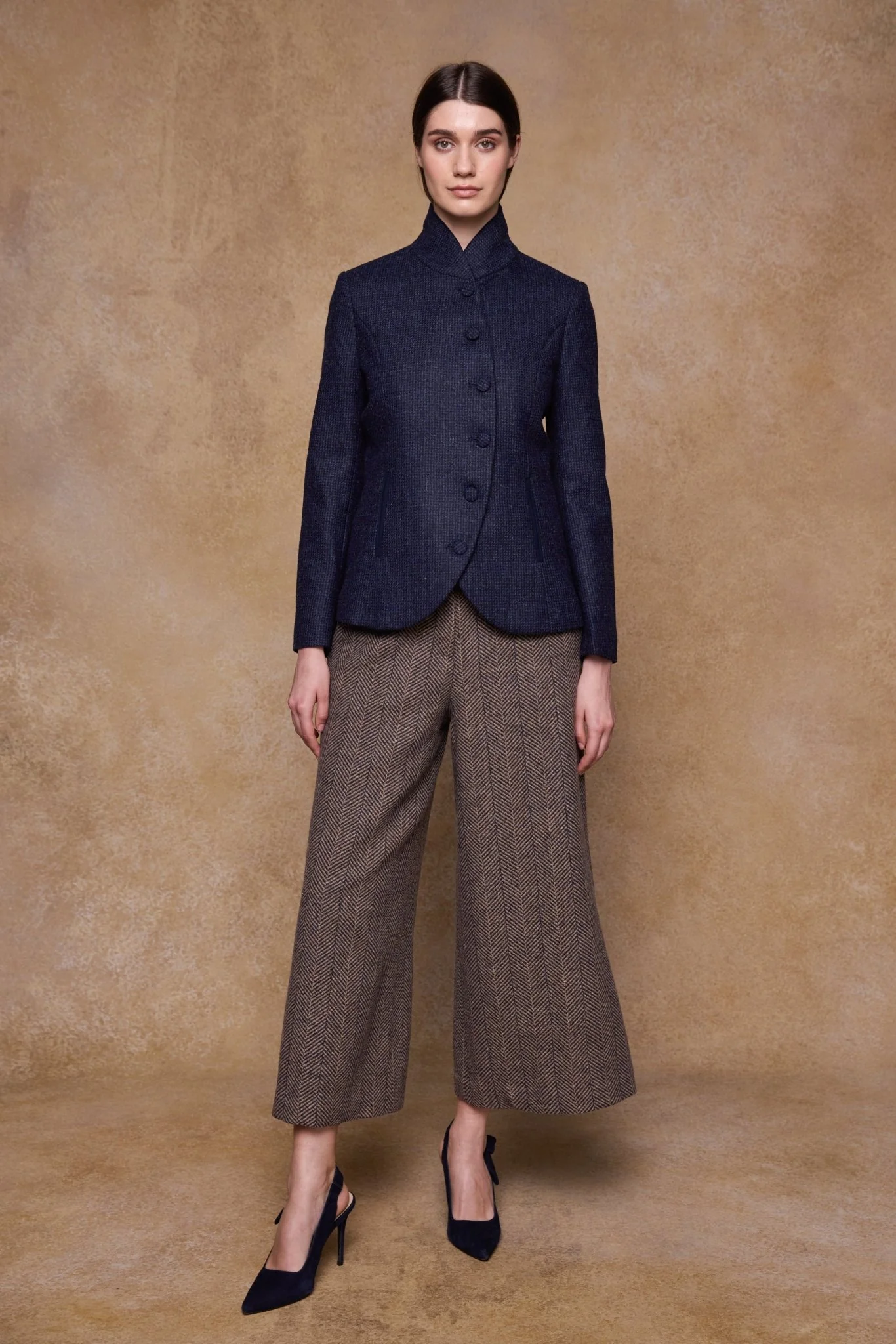 Nicole Tweed Jacket - Imperial Blue - Image 9