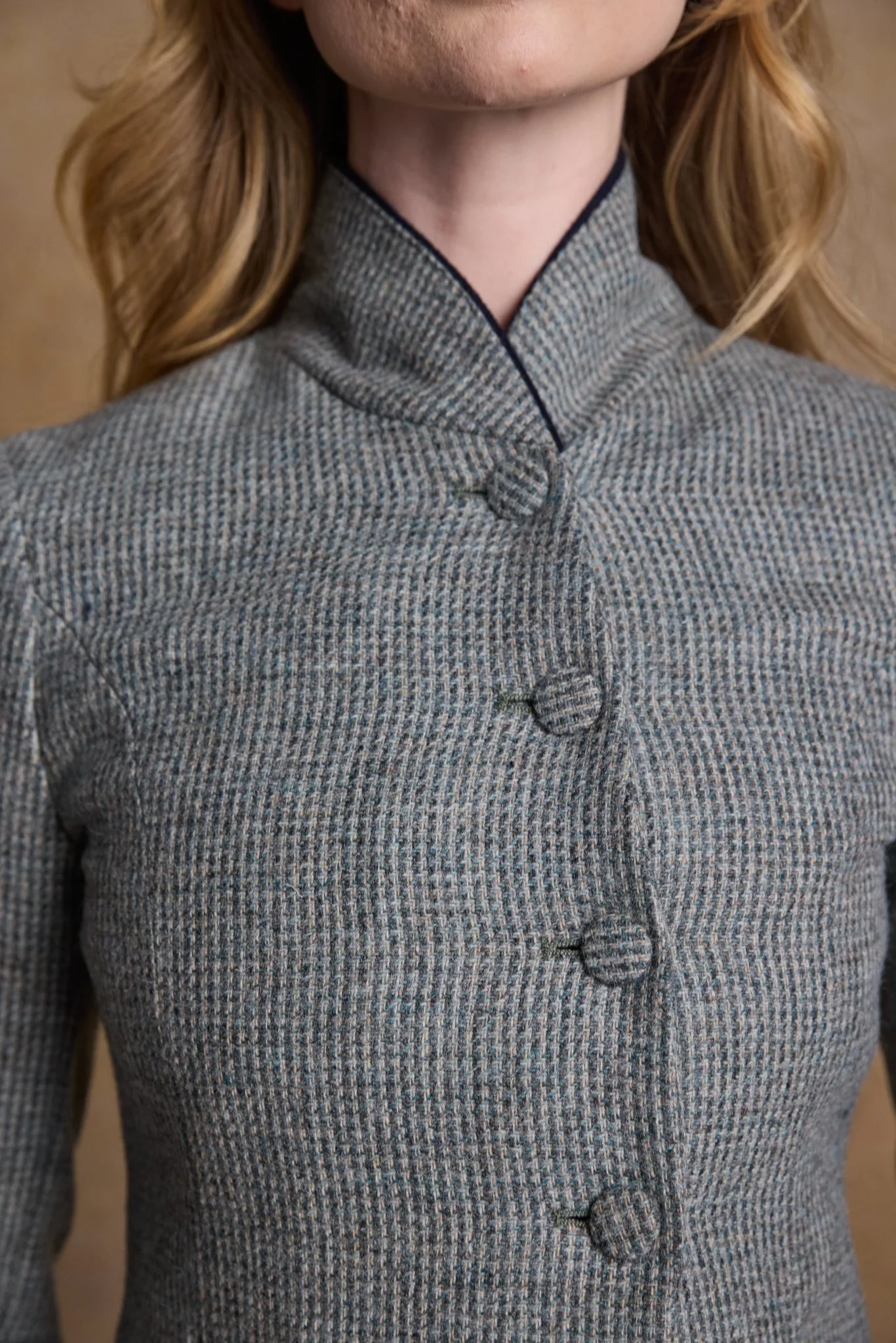 Nicole Tweed Jacket - Jade Weave - Image 2