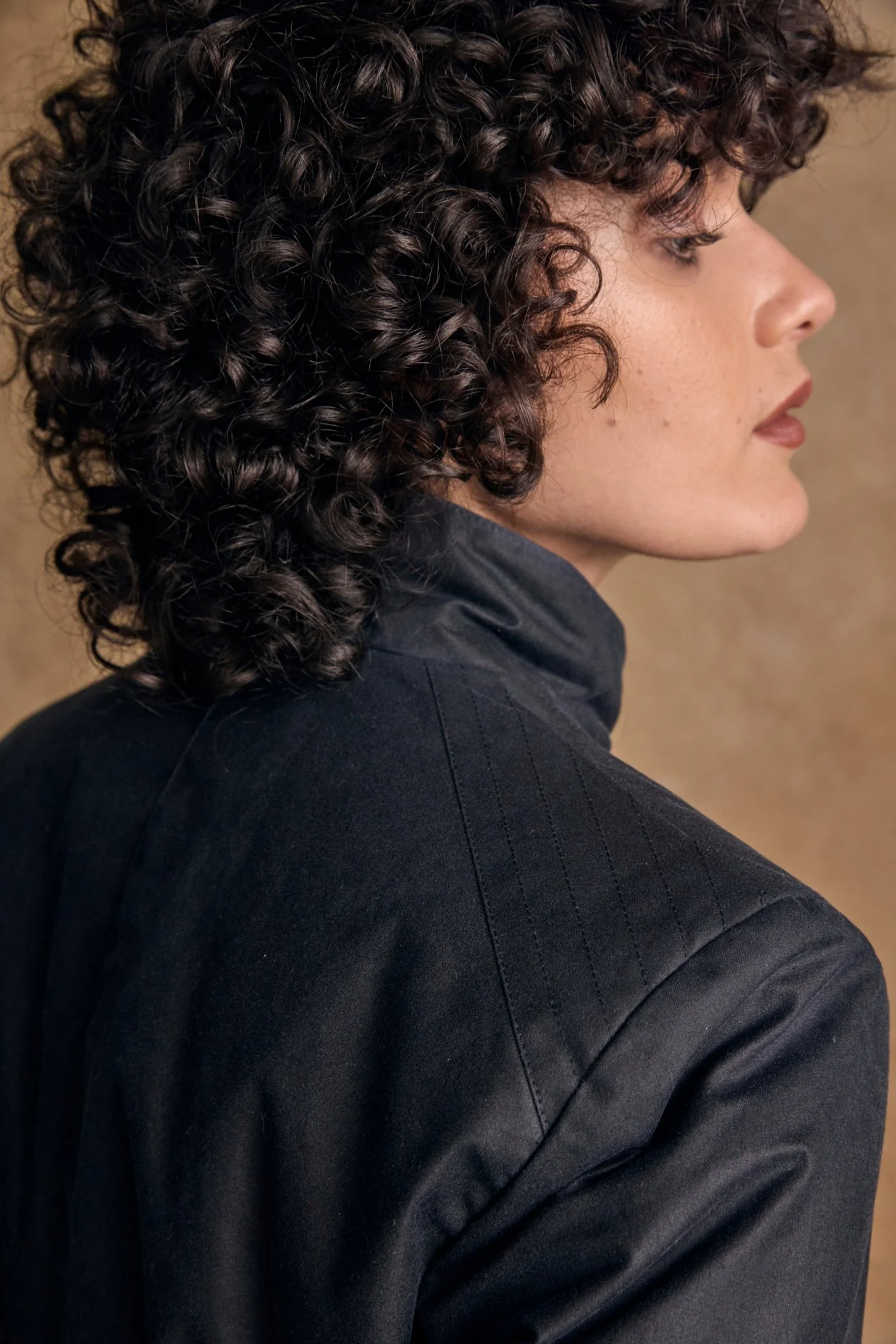 Orla Wax Jacket - Navy - Image 10