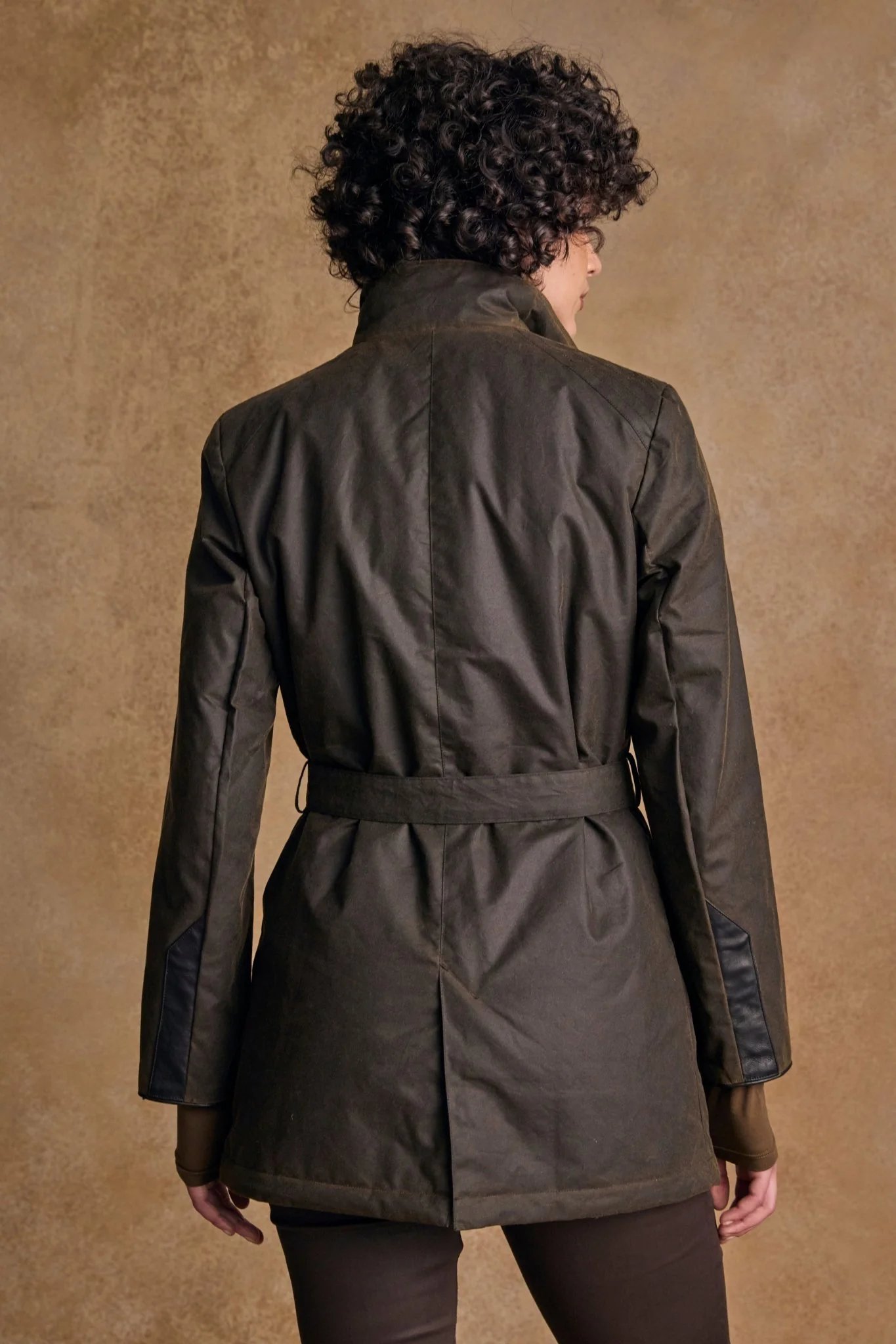 Orla Wax Jacket - Olive - Image 11