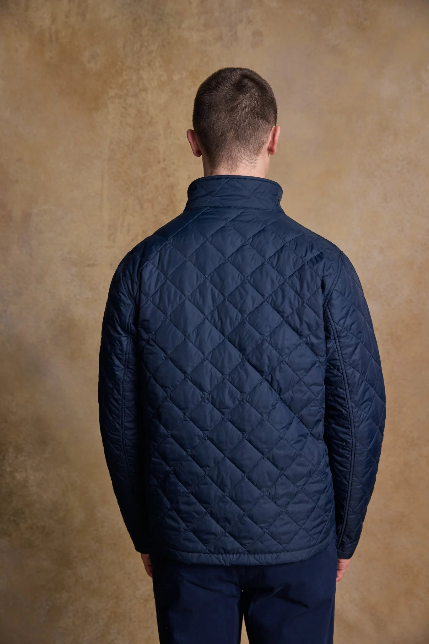 Ronan Quilted Jacket - Navy - Image 6