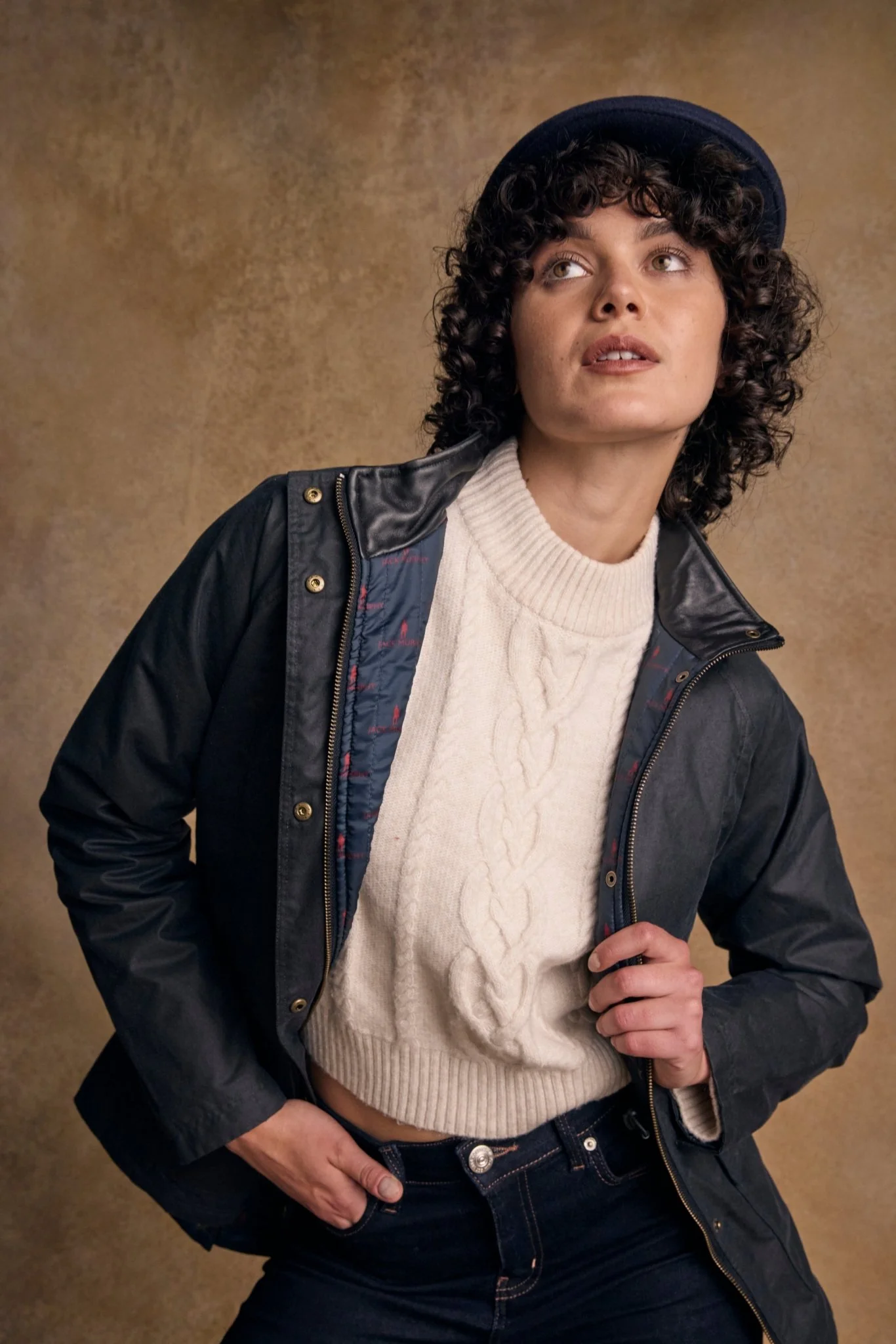 Sally Wax Jacket - Navy - Image 2