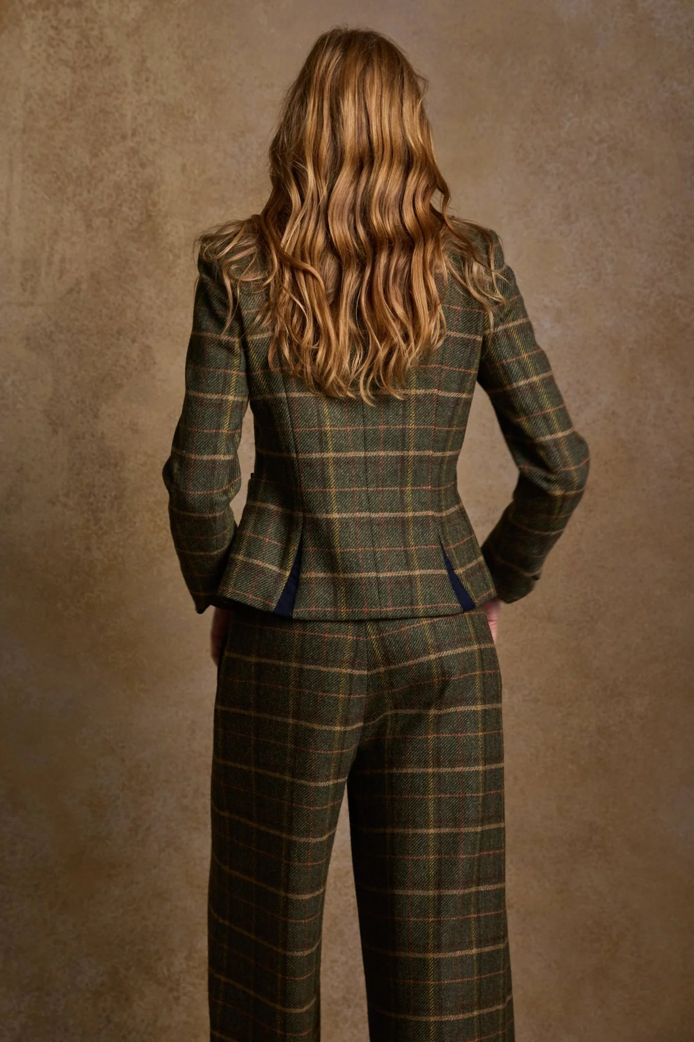 Sasha Tweed Jacket - Country Green Check - Image 7