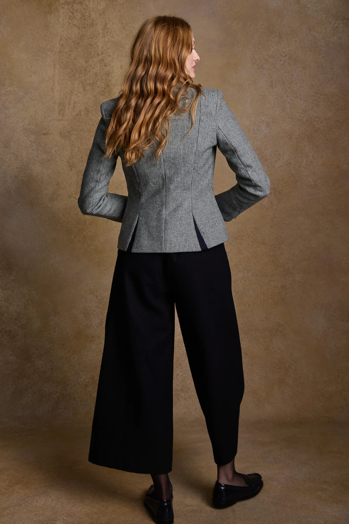 Sasha Tweed Jacket - Jade Weave - Image 7