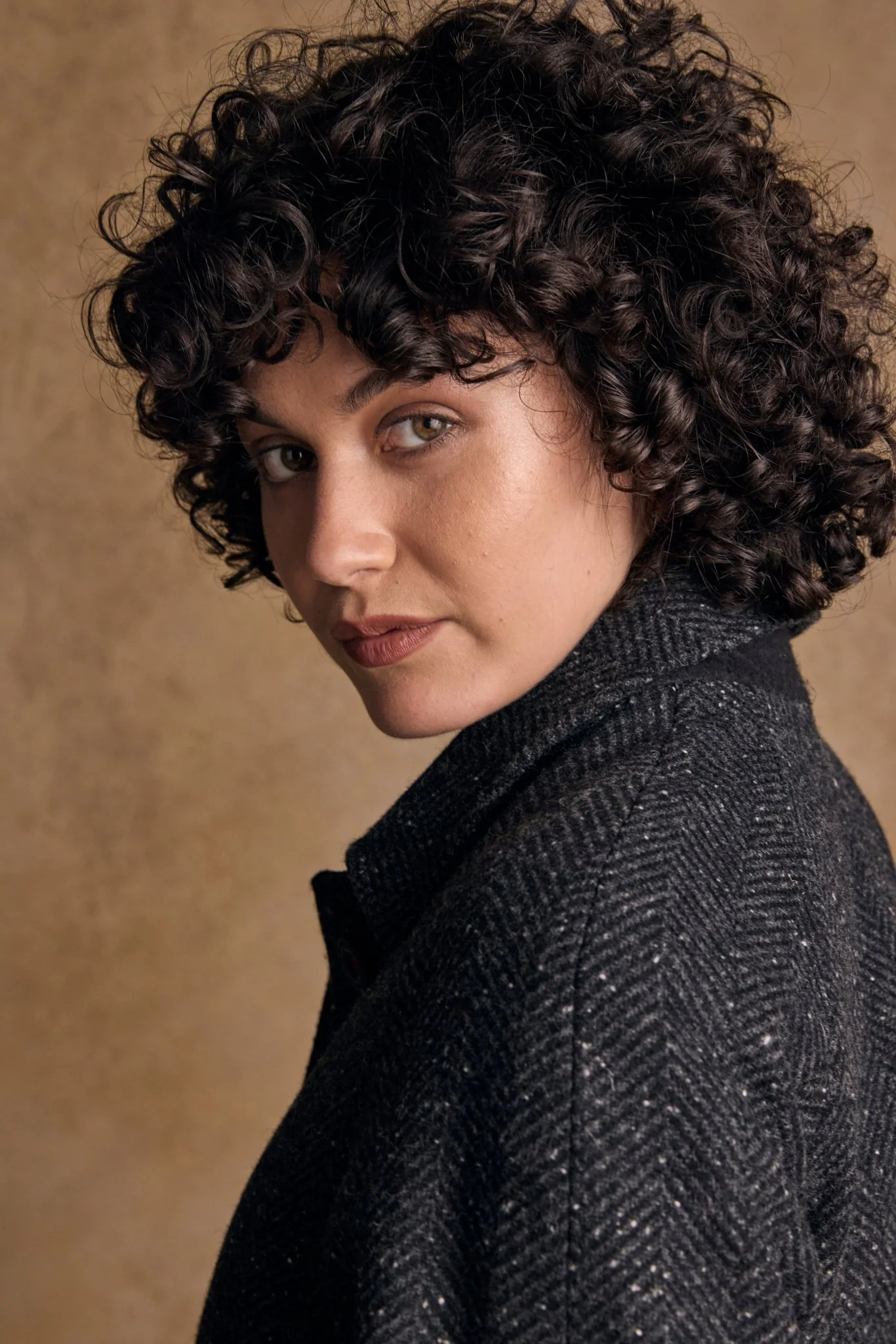 Shauna Tweed Coat - Donegal Grey Herringbone - Image 7