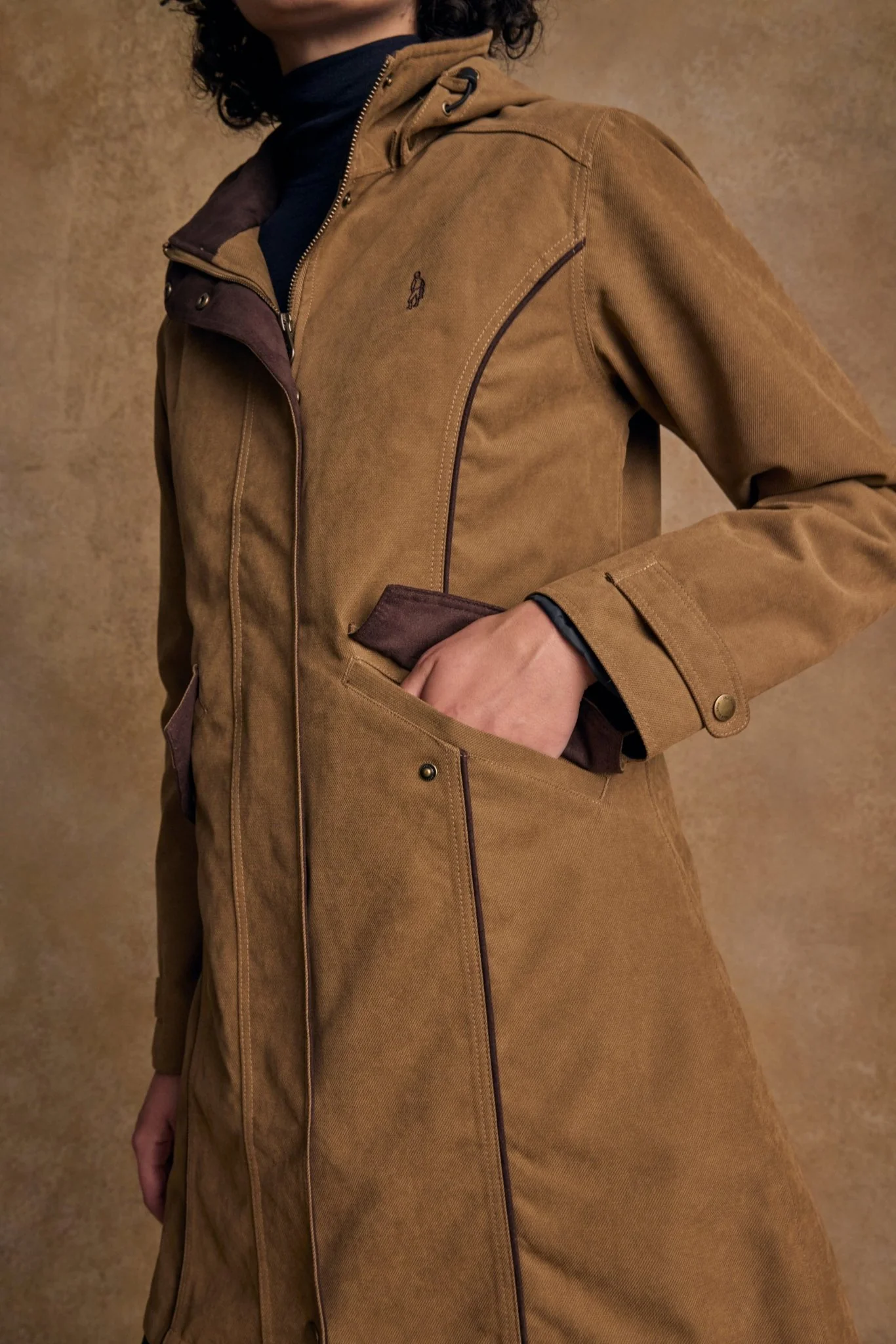 Una Waterproof Jacket - Camel - Image 3