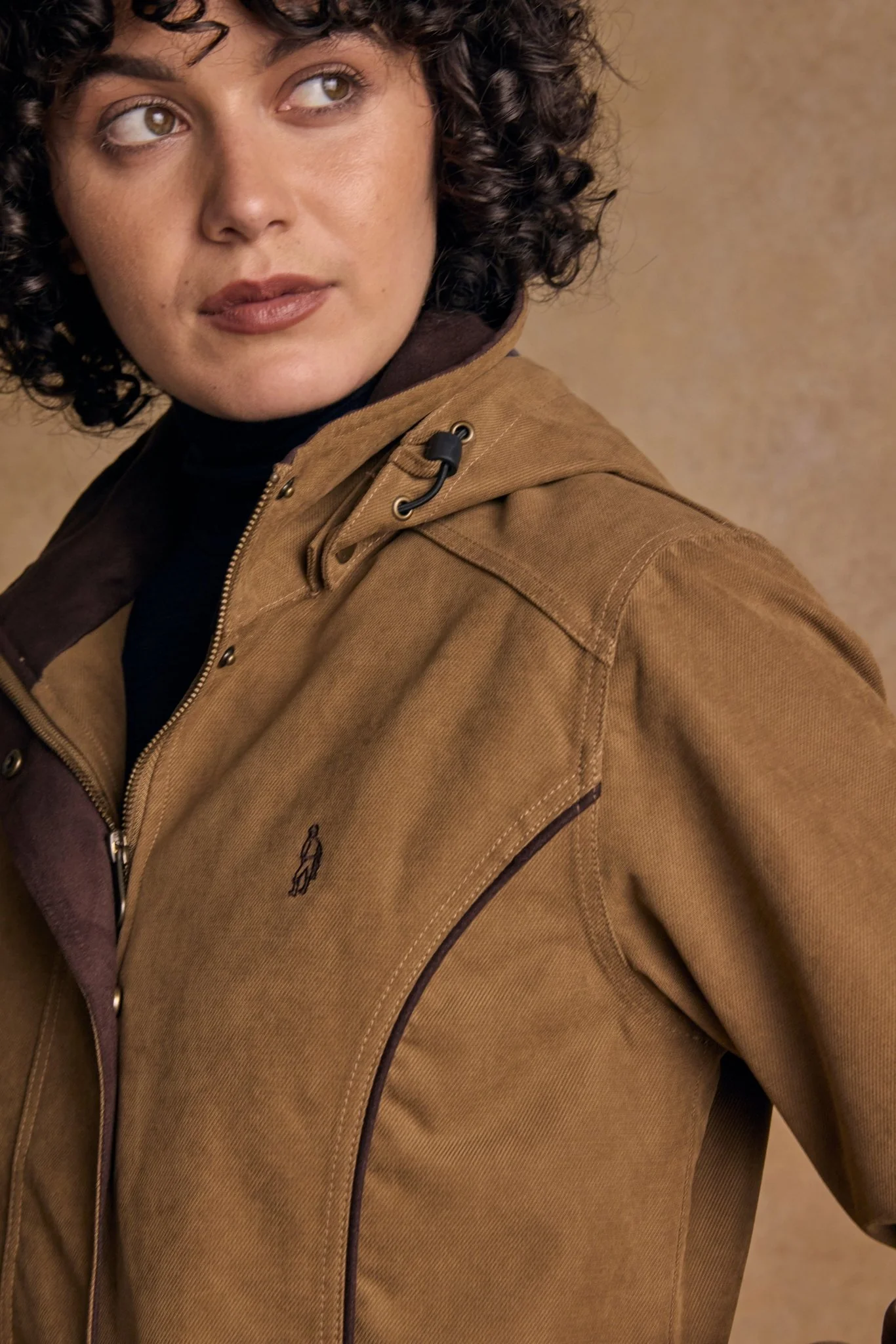 Una Waterproof Jacket - Camel - Image 5