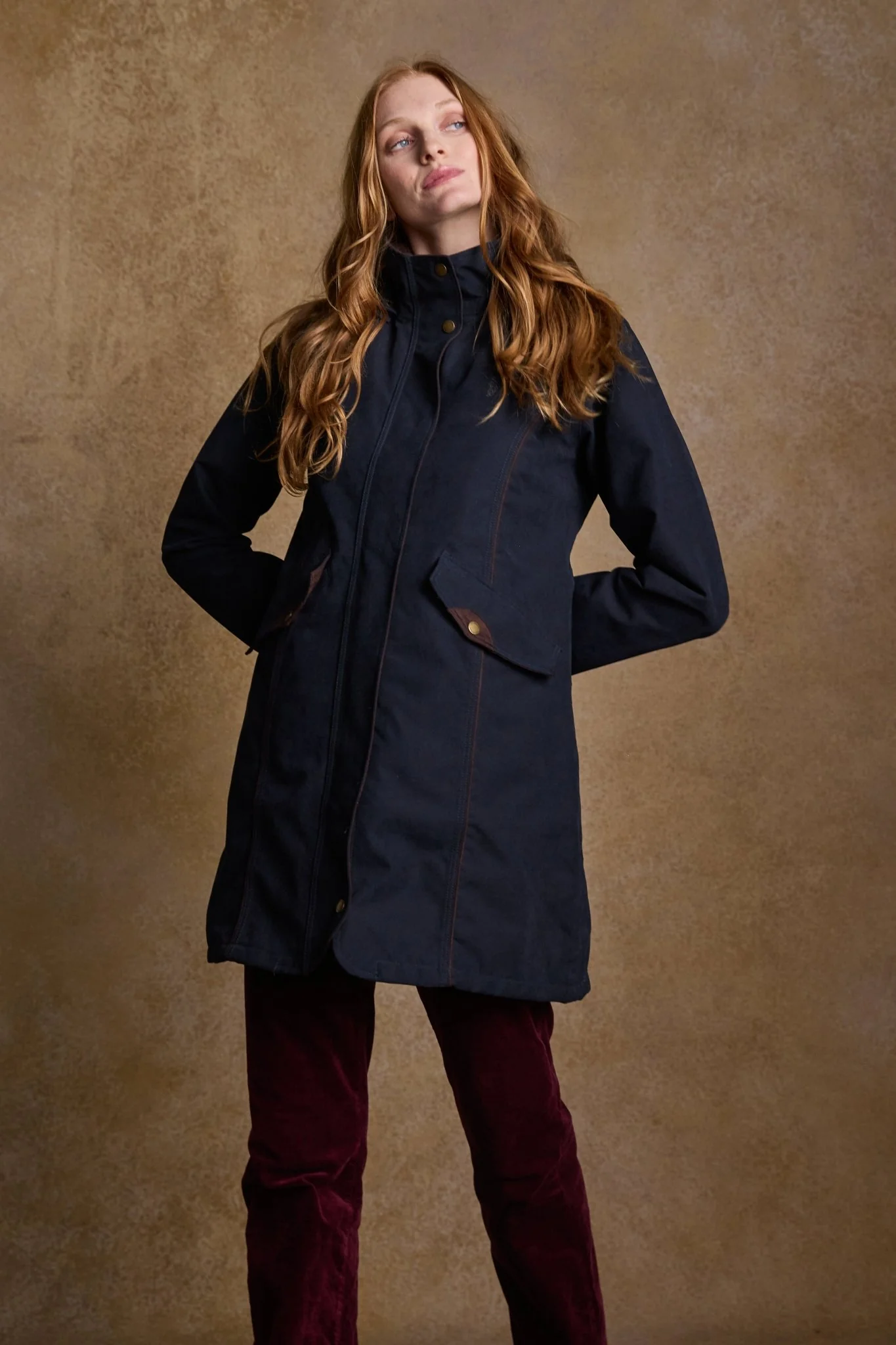 Una Waterproof Jacket - Navy - Image 3
