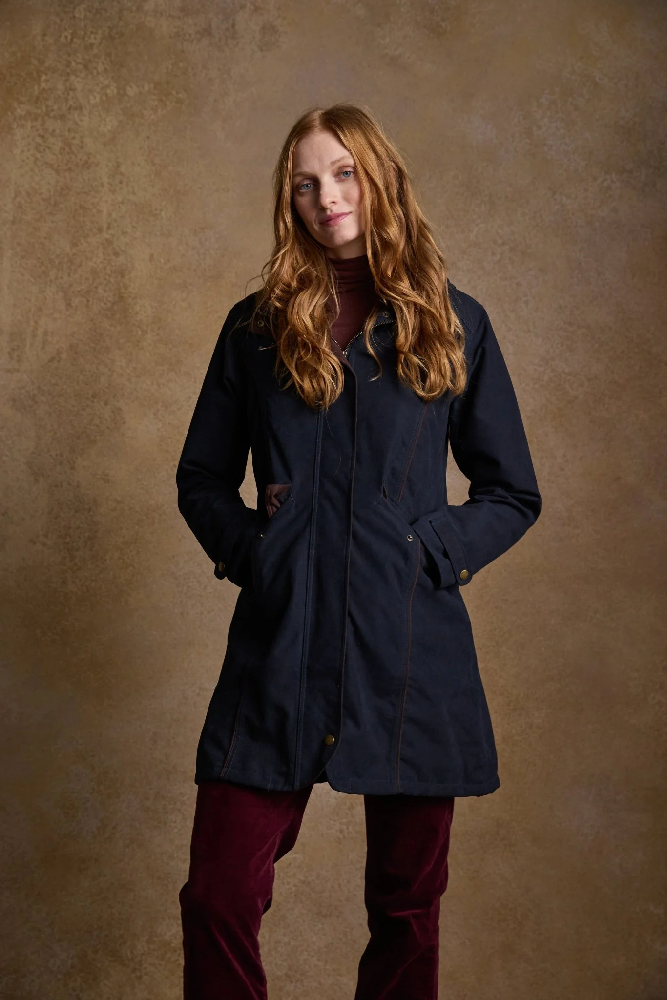 Una Waterproof Jacket - Navy - Image 7