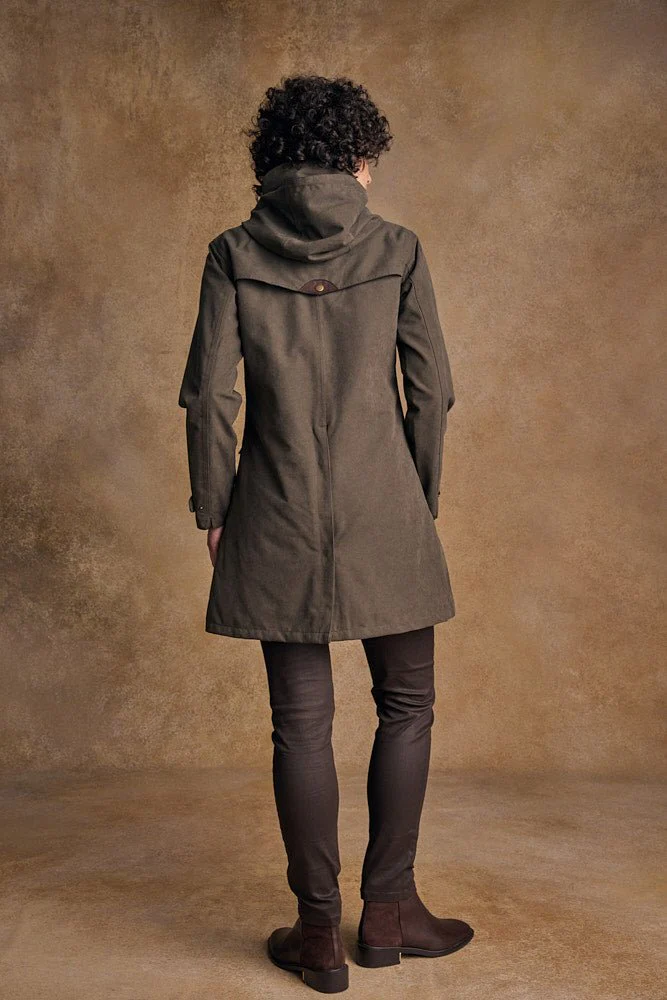 Una Waterproof Jacket - Olive - Image 8